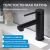 Смеситель для раковины Abber Emotion AF8810B, черный матовый