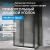 Душевой уголок Abber Schwarzer Diamant AG30110BMH-S80BM-S80BM 110x80 раздвижной, профиль черный
