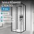 Душевой уголок Abber Schwarzer Diamant AG02080BH-S80B 80x80 раздвижной, профиль черный