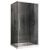 Душевой уголок Abber Schwarzer Diamant AG02128H 120x80 раздвижной, профиль хром