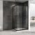 Душевой уголок Abber Schwarzer Diamant AG02129BH 120x90 раздвижной, профиль черный