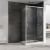 Душевой уголок Abber Schwarzer Diamant AG301005-S805 100x80 раздвижной, профиль хром