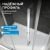 Душевой уголок Abber Schwarzer Diamant AG30100H-S70-S70 100x70 раздвижной, профиль хром