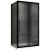 Душевой уголок Abber Schwarzer Diamant AG30110BMH-S90BM 110x90 раздвижной, профиль черный