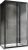 Душевой уголок Abber Schwarzer Diamant AG30120BH-S100B-S100B 120x100 раздвижной, профиль черный