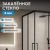Душевой уголок Abber Schwarzer Diamant AG30140BMH-S90BM-S90BM 140x90 раздвижной, профиль черный