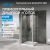 Душевой уголок Abber Sonnenstrand AG04070-S80 70x80 распашной, профиль хром