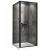 Душевой уголок Abber Sonnenstrand AG04090B-S100B 90x100 распашной, профиль черный