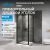 Душевой уголок Abber Sonnenstrand AG04090B-S85B 90x85 распашной, профиль черный