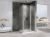 Душевой уголок Abber Sonnenstrand AG04100MS-S80M 100x80 распашной, профиль хром