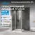Душевой уголок Abber Sonnenstrand AG04100S-S75 100x75 распашной, профиль хром