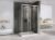 Душевой уголок Abber Sonnenstrand AG07100-S90 100x90 складной, профиль хром