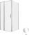Душевой уголок Allen Brau Priority 3.31028.00+3.31046.00 100x100 распашной, профиль хром