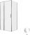 Душевой уголок Allen Brau Priority 3.31028.00+3.31040.00 100x80 распашной, профиль хром