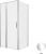 Душевой уголок Allen Brau Priority 3.31028.00+3.31043.00 100x90 распашной, профиль хром