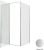 Душевой уголок Allen Brau Priority 3.31008.BA+3.31020.BA 120x100 распашной, профиль серебро