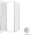 Душевой уголок Allen Brau Priority 3.31008.BA+3.31014.BA 120x80 распашной, профиль серебро