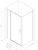 Схема душевого уголка Allen Brau Priority 3.31011.BA+3.31020.BA 140x100 распашной