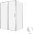 Душевой уголок Allen Brau Priority 3.31034.00+3.31046.00 140x100 распашной, профиль хром
