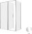 Душевой уголок Allen Brau Priority 3.31034.00+3.31040.00 140x80 распашной, профиль хром
