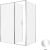 Душевой уголок Allen Brau Priority 3.31037.00+3.31046.00 160x100 распашной, профиль хром