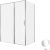 Душевой уголок Allen Brau Priority 3.31037.00+3.31046.00 160x100 распашной, профиль хром