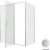 Душевой уголок Allen Brau Priority 3.31038.BA+3.31047.BA 160x100 распашной, профиль серебро
