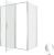 Душевой уголок Allen Brau Priority 3.31037.00+3.31043.00 160x90 распашной, профиль хром