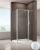 Душевой уголок Allen Brau Priority 3.31038.BA+3.31044.BA 160x90 распашной, профиль серебро