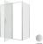 Душевой уголок Allen Brau Priority 3.31038.BA+3.31044.BA 160x90 распашной, профиль серебро