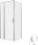 Душевой уголок Allen Brau Priority 3.31025.00+3.31040.00 90x80 распашной, профиль хром