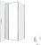 Душевой уголок Allen Brau Priority 3.31025.00+3.31040.00 90x80 распашной, профиль хром