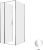 Душевой уголок Allen Brau Priority 3.31025.00+3.31043.00 90x90 распашной, профиль хром