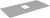 Столешница Allen Brau Infinity 1.21012.DG-S 100x46 из керамогранита, пепел