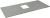 Столешница Allen Brau Infinity 1.21012.G 100x46 из керамогранита, графит