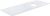 Столешница Allen Brau Infinity 1.21014.M 120x46 из керамогранита, r мрамор