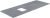 Столешница Allen Brau Infinity 1.21015.GR-S 120x46 из керамогранита, l графит