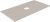 Столешница Allen Brau Liberty 1.33008.B 90x42 из керамогранита