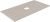 Столешница Allen Brau Reality 1.32024.B-S 90x46 из керамогранита