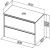 Схема тумбы Allen Brau Activity 1.34005.WM 90x45