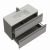 Тумба под раковину Allen Brau Eclipse 1.E1002.PGM 80x46 2.0 платина матовый
