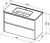 Схема тумбы Allen Brau Gravity 1.370010.PGM 100x45