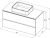 Схема тумбы Allen Brau Infinity 1.21003.AM 100x45