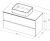 Схема тумбы Allen Brau Infinity 1.21003.PWM 100x45