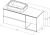 Схема тумбы Allen Brau Infinity 1.21005.AM 120x45 L