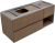 Тумба под раковину Allen Brau Infinity 1.21005.NO 120x45 L дуб