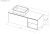 Схема тумбы Allen Brau Infinity 1.21006.AM 120x45 L