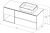 Схема тумбы Allen Brau Infinity 1.21007.AM 120x45 R