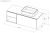Схема тумбы Allen Brau Infinity 1.21008.NO 120x45 R