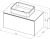 Схема тумбы Allen Brau Infinity 1.21002.CGM 85x45